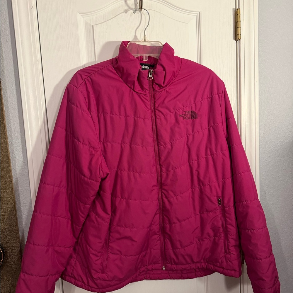 The North Face Women's Fuchsia Puffer Jacket